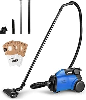 Bagged Canister Vacuum Cleaner, 3670H w/ 2bags, 3670h-blue