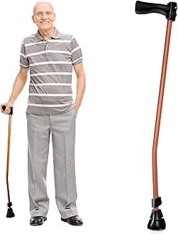 Dynamo Cyclone Cane Maximum Grip for Every Step. Designed for All-Day Comfort. Built to Keep You Steady and Safe. Stability You can Trust, Anywhere You go. (Orange)