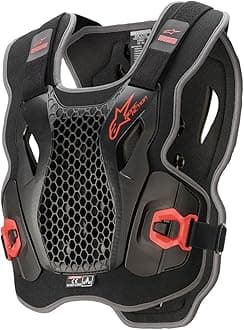 Bionic Action Chest Protector Body Protection Medium/Large Black Red