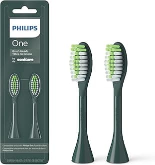 Philips One by Sonicare 2pk Brush Heads, Green BH1022/08