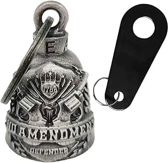 Dream Apparel Motorcycle Bell Guardian Angel Drive Away Gremlin, Biker Bell for Men Women Rider Riding, Good Luck Gift