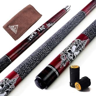 57 inch 19/20/21 oz 1/2 Maple Pool Cue Stick Kit-Rockin Series