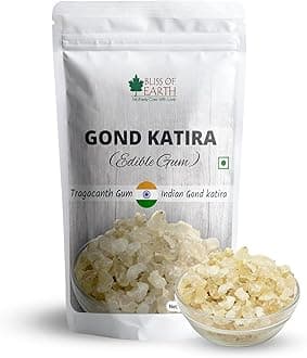 Gond Katira Pure Organic Gum, Gond Katira for Bones Health, Natural Cooling Agent for Summer, Tragacanth Gum for Skin, Weight Loss, & Digestive Health – 1kg