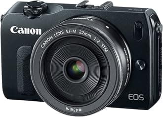 Canon EOS M 18.0 MP Compact Systems Camera with 3.0-Inch LCD and EF-M22 STM Lens Black