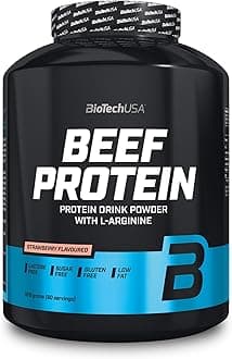 Beef Protein, Strawberry, 1816 g