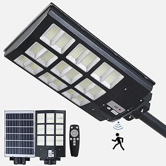 3000W Solar Street Lights Outdoor Waterproof,300000 lumens, Dusk to Dawn Solar with Motion Sensor and Remote Control, LED Flood Light, Suitable for courtyards, Gardens, Streets, Basketball Courts