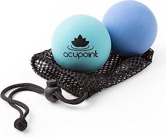 Physical Therapy Massage Balls - Ideal for: Yoga, Deep Tissue Massage, Trigger Point Therapy and Self Myofascial Release Physical Therapy Equipment