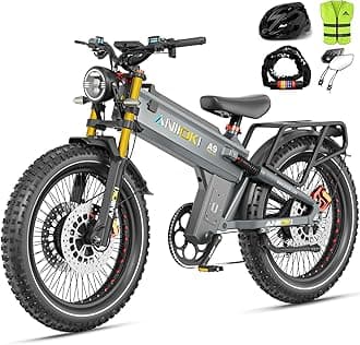ANIIOKI 5600W A9 Pro Max Dual Motor Ebike,Electric Bike with 60V 70/80ah Battery,45+ Mph Top Speed, 26 * 4.8" Fat Tire Dirt Bike, 200 Miles Commuting Bike，2025 Upgraded Version