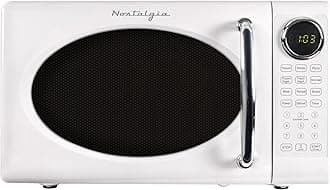 NRMOPM7WH6A Retro Countertop 0.7 Cu. Ft Microwave Oven, White