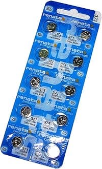 Silver Oxide Watch Battery 371 - SR920SW (10 Batteries) …
