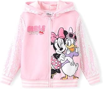 Disney, 587275粉色, girls, Hooded Sweatshirt