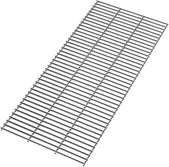BBQ Stainless Steel Grill Grate Replacement BBQ Heavy Duty 5mm Stainless Steel Cutable, Reusable Cooking Grates, 70x35cm