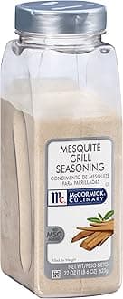 Mesquite Grill Seasoning, 22 oz - One 22 Ounce Container of BBQ Mesquite Seasoning for Premium Slow-Smoked Flavor, Best on Grilled Steaks, Chicken, Vegetables and More