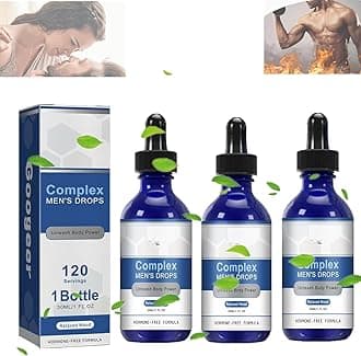 NexusBio Labs Complex Men's Drops, Men’s Drops,Complex Mens Drops, revitahepa Mens Drops,Nexusbio Malebiotix Men’s Drop Super-Potent Version (3PC)