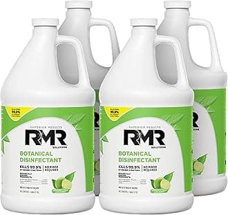 - Botanical Disinfectant and Cleaner, Kills 99% of Household Bacteria and Viruses, EPA Registered, Gallon, 4 Pack