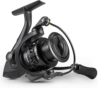 Carbon X Spinning Reels, Light to 7.7oz, 6.2:1 High Speed Gear Ratio, Carbon Frame and Rotor, 10+1 Shielded BB, Smooth Powerful Freshwater Spinning Fishing Reel, 2000 Series