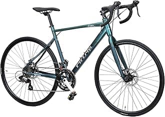 FitTrip Super Velo Roadbike | Al Alloy 6061 Frame & Fork w/ICR | 2x7 Full Shimano Gearset | Zoom Disk Brakes | KMC Chain | 700x25c Kenda Tyres | Cycle for Men & Women