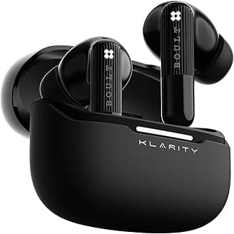 GOBOULT Newly Launched Klarity 3 6-Mic Hybrid ANC (Upto 50dB) in Ear Earbuds, Spatial Audio, Dual Device Pairing, 50H Battery, Wind Noise Reduction 6 Mic Calling, 13mm Bass Driver TWS (Obsidian Black)