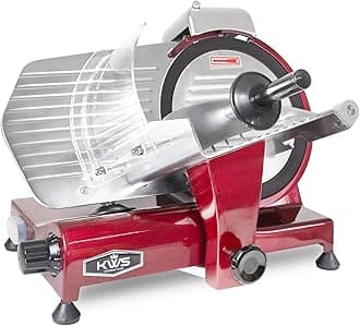 MS-10XT Commercial 320w Electric Meat Slicer w/ Teflon Blade
