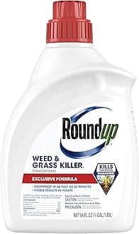 Weed and Grass Killer₄ Concentrate, Use Around Flower Beds and Trees, on Walkways, and in Other Areas in Yards, 64 fl. oz.
