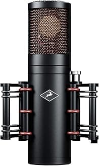 Antelope Audio Edge Go Large Diaphragm Condenser USB C Microphone for PC, Computer & Desktop — Studio Mic for Audio Voice, Music Recording, Live Streaming & Podcasting — Black Mic w/ 18 Vintage Models