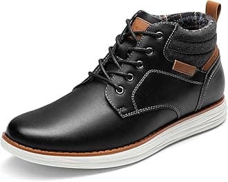 Bruno Marc Men's Mid Top Chukka Sneaker Lace Up Dress Boot