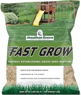 Jonathan Green 10820 Fast Grow Grass Seed Mix, 3 Pounds