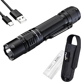 PD36R Pro High Lumen Tactical Flashlight, 2800 Lumen Dual Rear Switches USB-C Rechargeable with Lumentac Organizer
