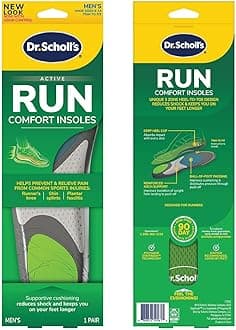 Run Active Comfort Insoles,Trim to Fit Inserts
