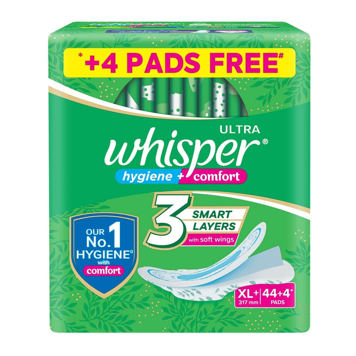Ultra Sanitary Pads - 44 Count (Extra Large)