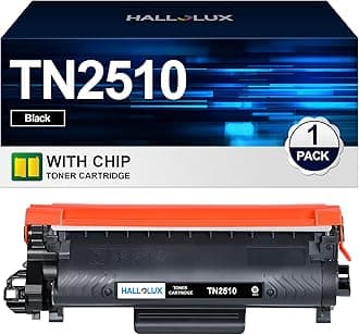 HALLOLUX TN2510 Toner Cartridge TN 2510 Compatible with Brother TN-2510 Toner for Brother HL-L2400DW DCP-L2620DW DCP-L2627DW MFC-L2800DW MFC-L2827DW MFC-L2835DW MFC-L2860DW (1 Black)