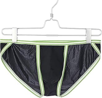 Faringoto Men's Translucent Brief Bikini Underwear Low Rise Men's Briefs