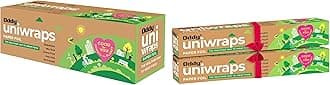 Oddy Uniwraps Food Wrapping Paper (11" x 100 Metres, Multicolor) & Oddy Uniwraps Food Wrapping Paper Foil 278MM x 20M, Combo Pack, Set of 2 Rolls complementrygift-4pcs Scrub pad(3"X4")