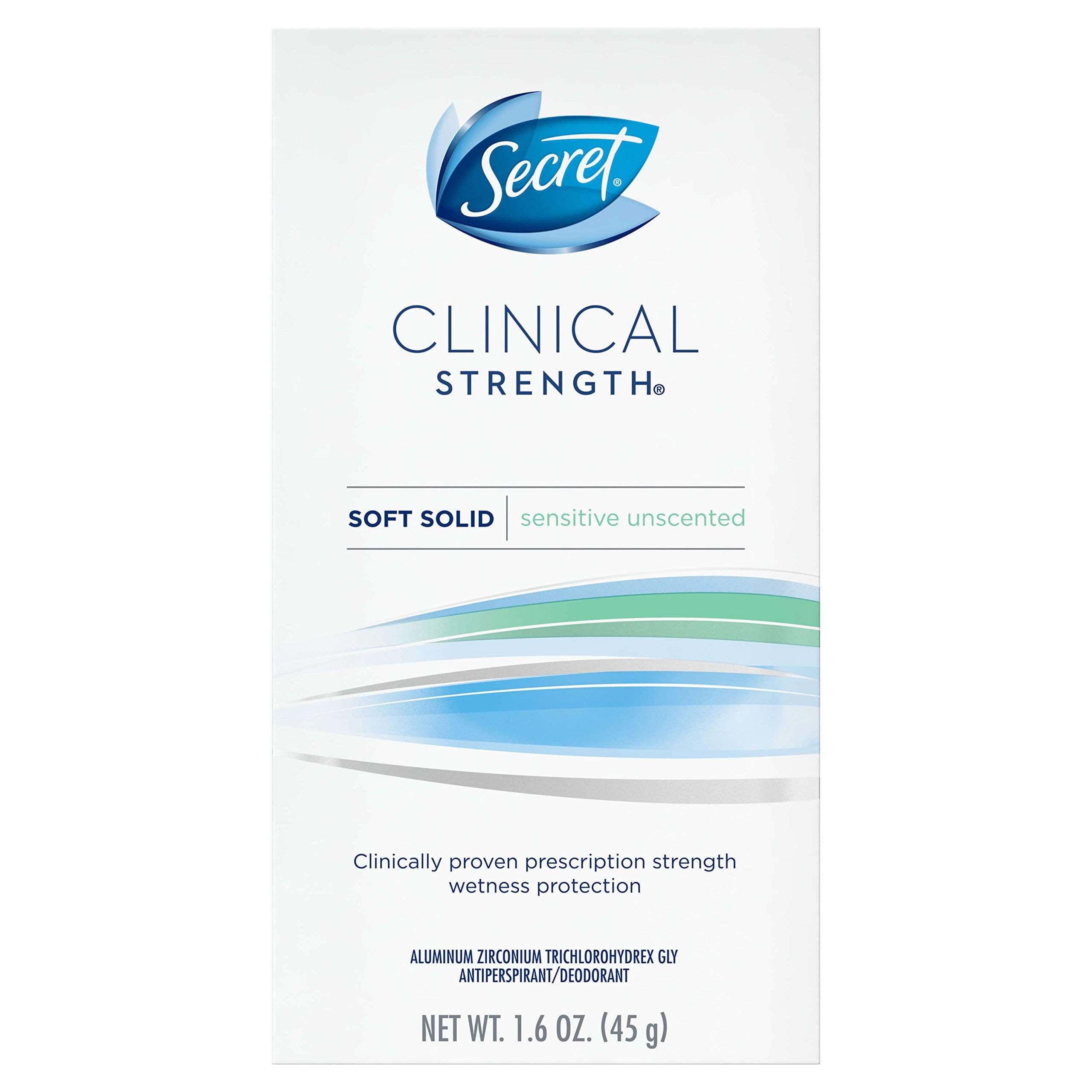 Clinical Strength Soft Solid Sensitive Unscented Deodorant, 1.6 oz