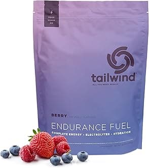 Endurance Fuel, Carbohydrate & Electrolyte Sports Drink Mix Powder, Gluten-Free, Vegan, Berry, 50 Servings