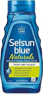 Naturals Itchy Dry Scalp Anti-dandruff Shampoo, 11 fl. oz., Extra-Hydrating Formula Plus Vitamins B5 & E, Salicylic Acid 3%