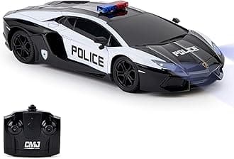 Lamborghini Aventador LP700-4 Police Car Officially Licensed Remote Control Car 1:24 Scale Working Lights 2.4Ghz