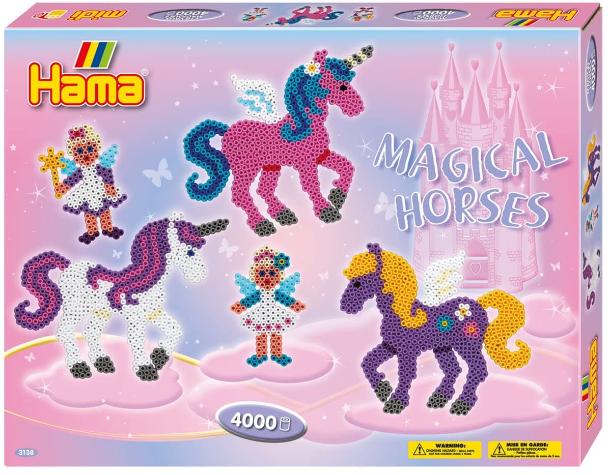 Hama Magical Horses Large Activity Box, Multicolour