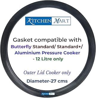 Gasket compatible with Butterfly Outer Lid Pressure cooker (For Aluminium & Hard Anodised Cookers, 12 Litres)