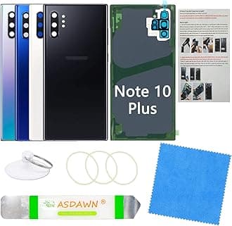 for Samsung Galaxy Note 10 Plus Back Cover Glass Replacement