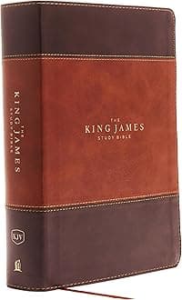 KJV, The King James Study Bible, Leathersoft, Brown, Red Letter, Full-Color Edition: Holy Bible, King James Version