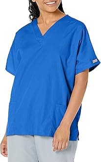 Cherokee Scrub for Women V-Neck Top Traditional fit with Dolman Sleeve and Fade Resistant Fabric - 4700