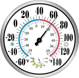 12'' Outdoor Thermometer Hygrometer