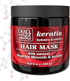 Dead Sea Collection Keratin Hair Mask - Repair, Strengthening and Hydrating T...