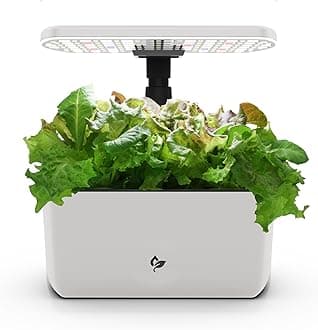 AeroGarden Harvest 2.0 Indoor Garden Hydroponic System with LED Grow Light, Holds up to 6 AeroGarden Pods, Cream
