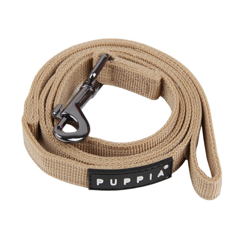 Two Tone Dog Lead Strong Durable Comfortable Grip Walking Training Leash for Small & Medium Dog, Beige, Large