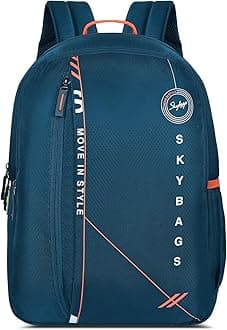 Unisex Brat 20L Premium Polyester Adjustable Straps 4 Compartment Backpack (E) Navy