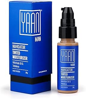 - Yaanman Tinted Moisturizer For Men, 30Gm (Light) | Bb Cream | Improves Uneven Skin Tone| Hydrating And Light Weight, Non Sticky Makeup | With Kale Oil & Trehalose