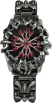 BARAMON Watch for Men Retro Fashion Vintage Wristwatch Casual Gothic Steampunk Quartz Analog Hand Watches Hip Hop Cool Alien Y2K Male Clock