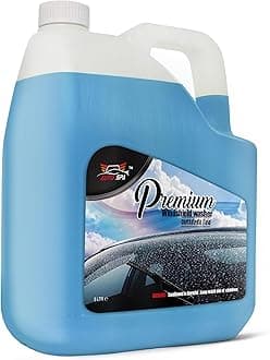 AUTO SPA Car Windshield Washer Fluid Liquid - 5LTR | Easy Mix Concentrate | Improves Night Vision | Crystal Clear Visibility For Long Drives | International Quality Standard | Anti-Freeze Properties